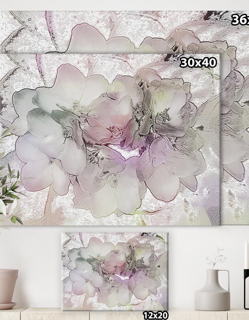 DesignQ Violets Are Not Always Blue - Cottage Premium Canvas Wall Art