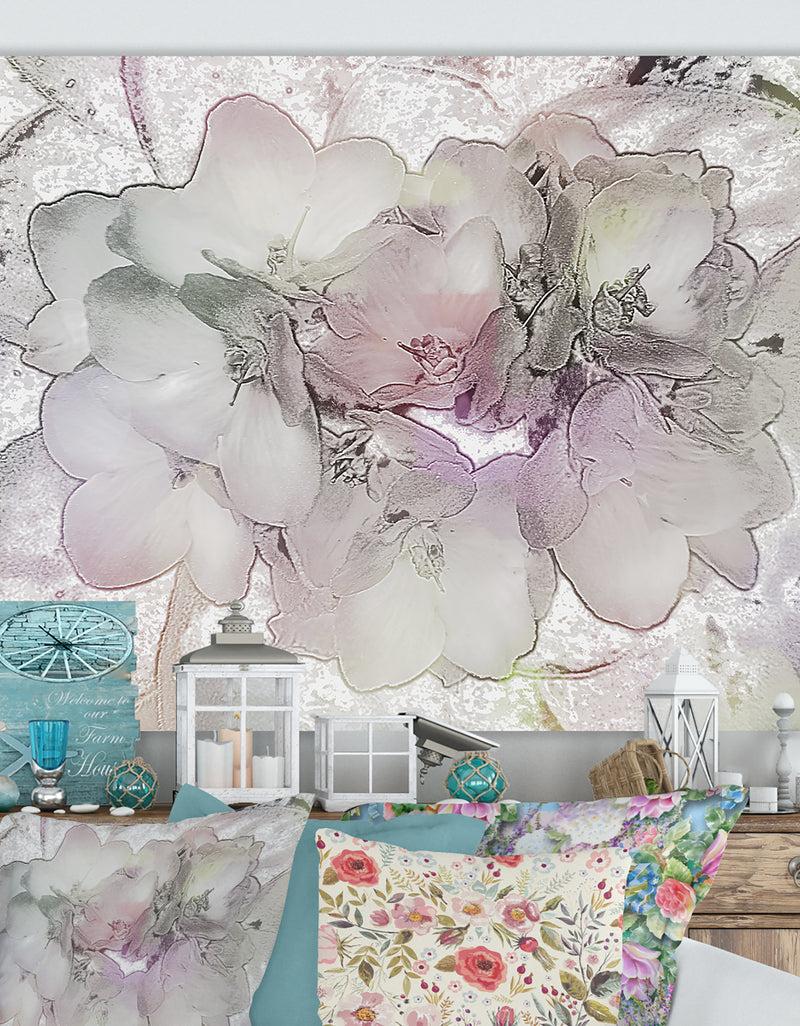 DesignQ Violets Are Not Always Blue - Cottage Premium Canvas Wall Art