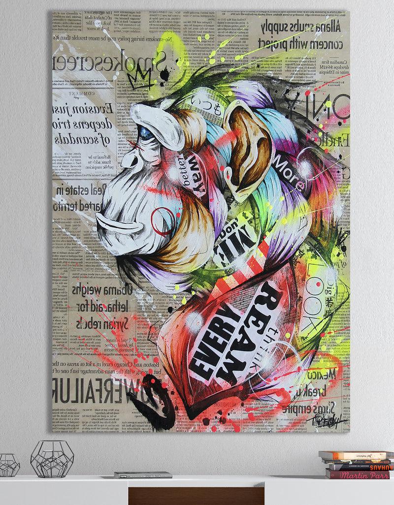 DesignQ Visionary 2 - Modern & Contemporary Premium Canvas Wall Art