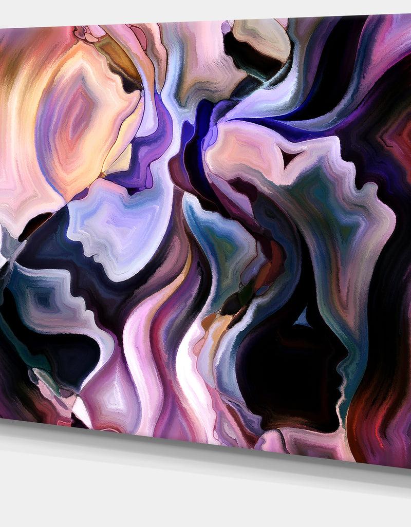 DesignQ Voyages To Inner Self - Abstract Canvas Art Print