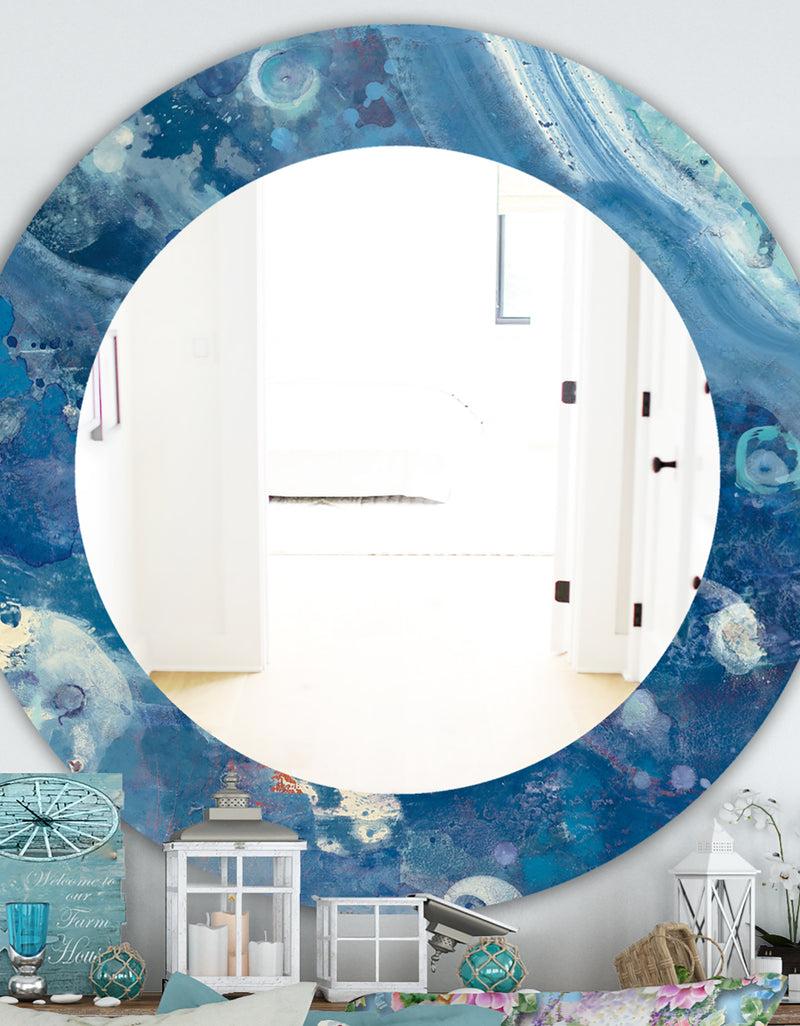 DesignQ Water III - Traditional Mirror - Oval or Round Wall Mirror