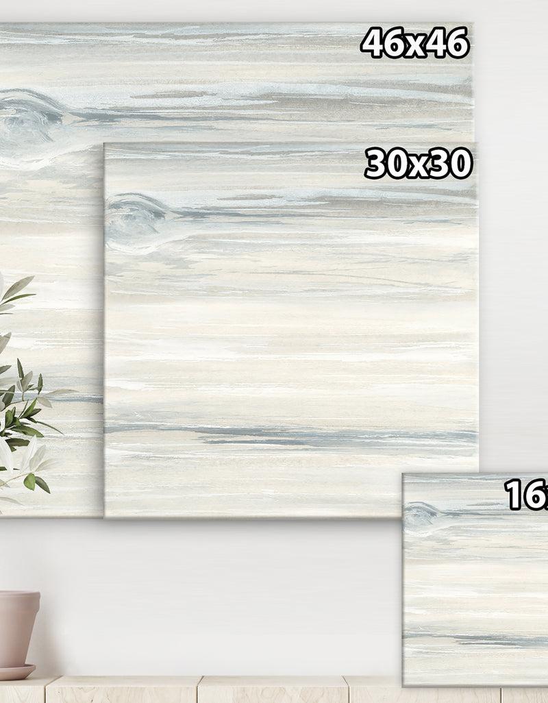 DesignQ Watercolor Colorfields I - Glam Gallery-wrapped Canvas