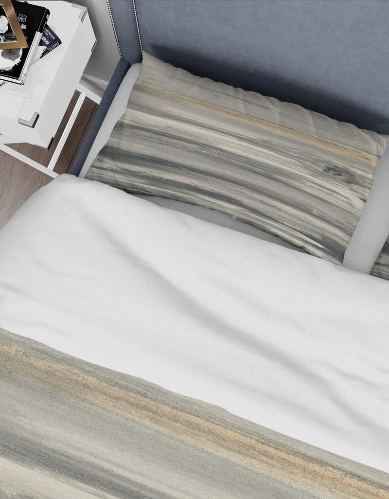 DesignQ Watercolor Colorfields II - Glam Duvet Cover Set