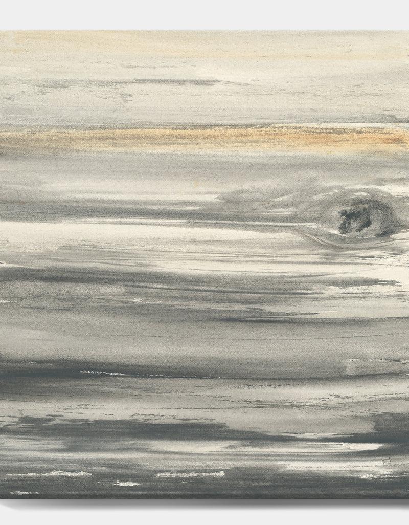 DesignQ Watercolor Colorfields II - Glam Premium Canvas Wall Art