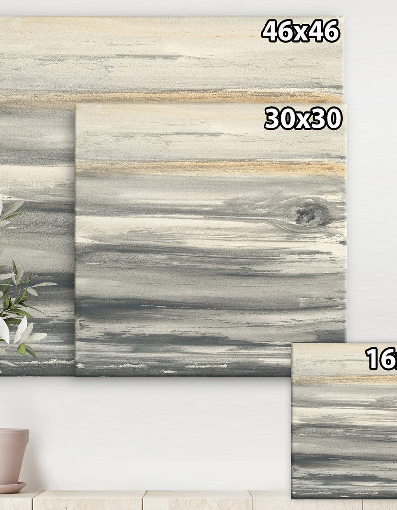 DesignQ Watercolor Colorfields II - Glam Premium Canvas Wall Art