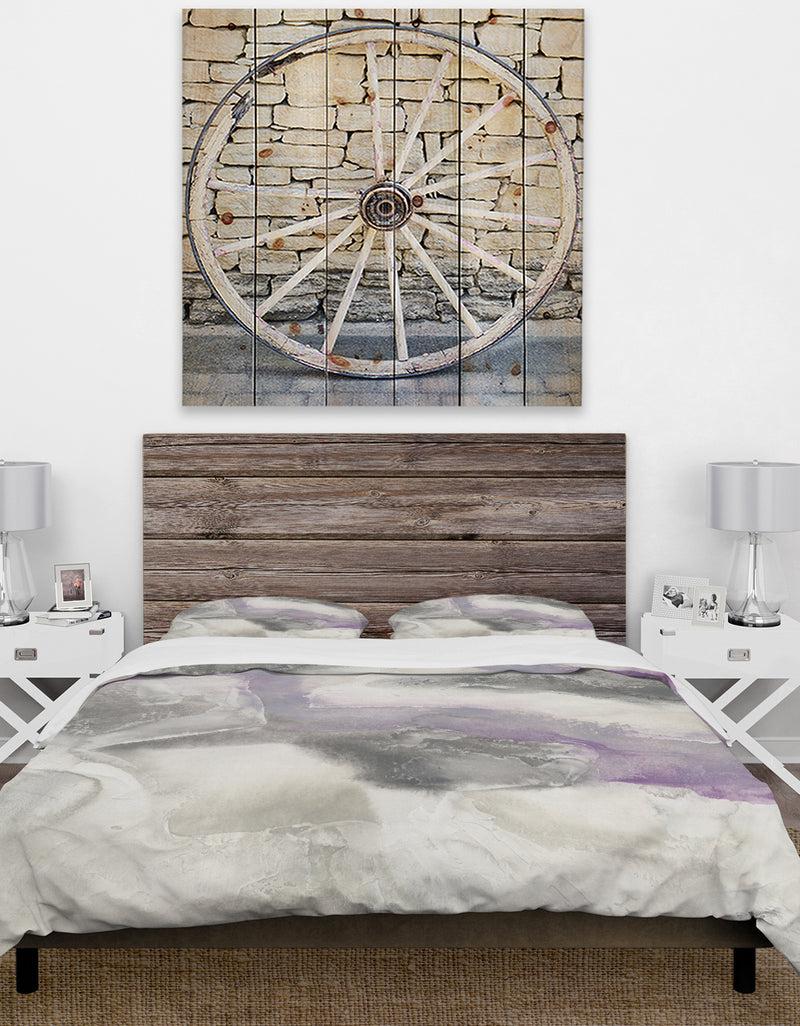 DesignQ Watercolor Minimal Purple Tones II - Cottage Duvet Cover Set