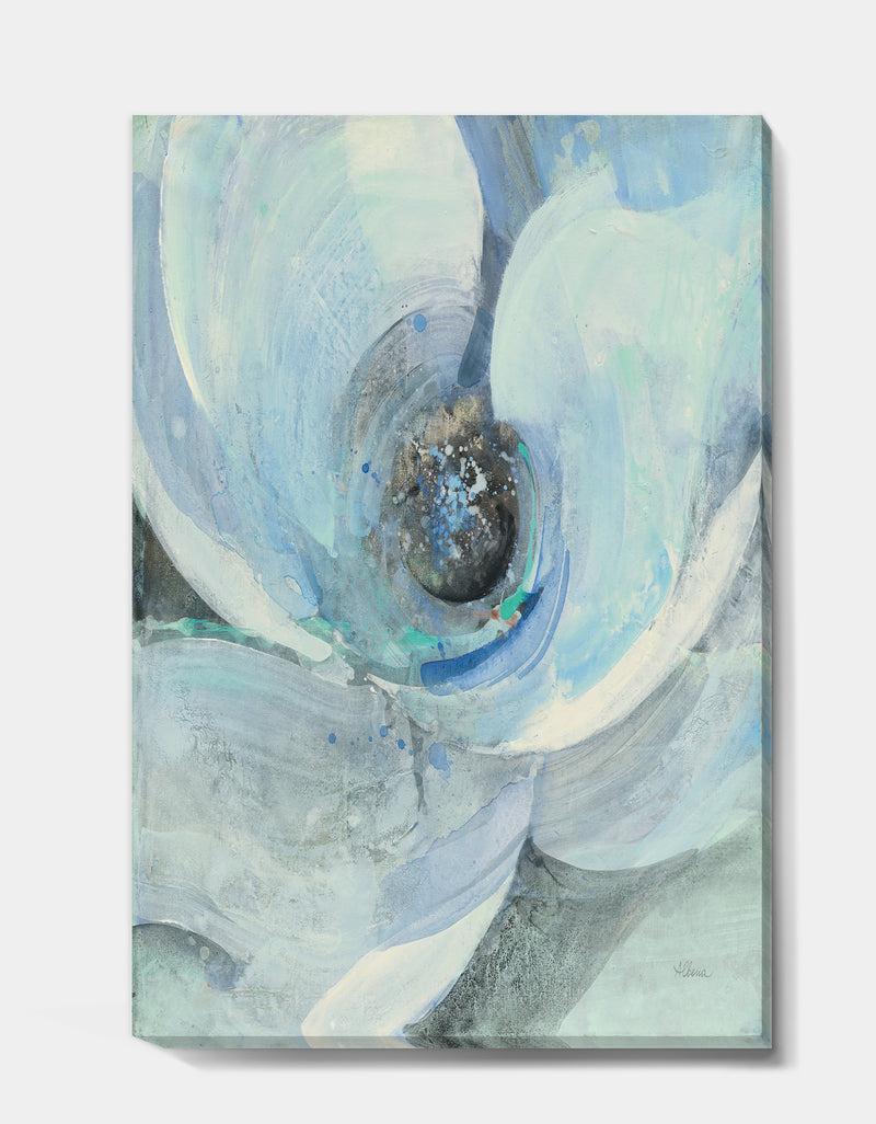 DesignQ Watercolor Moonlight Magnolia I - Farmhouse Canvas Artwork