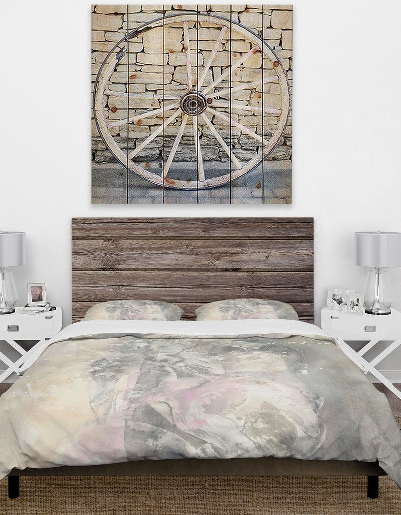 DesignQ Watercolor Snowflakes I - Cottage Duvet Cover Set