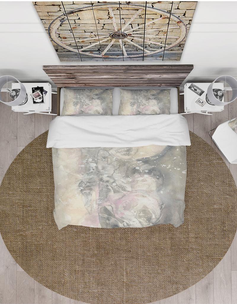 DesignQ Watercolor Snowflakes I - Cottage Duvet Cover Set