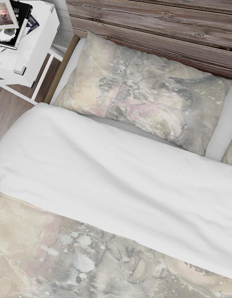 DesignQ Watercolor Snowflakes I - Cottage Duvet Cover Set