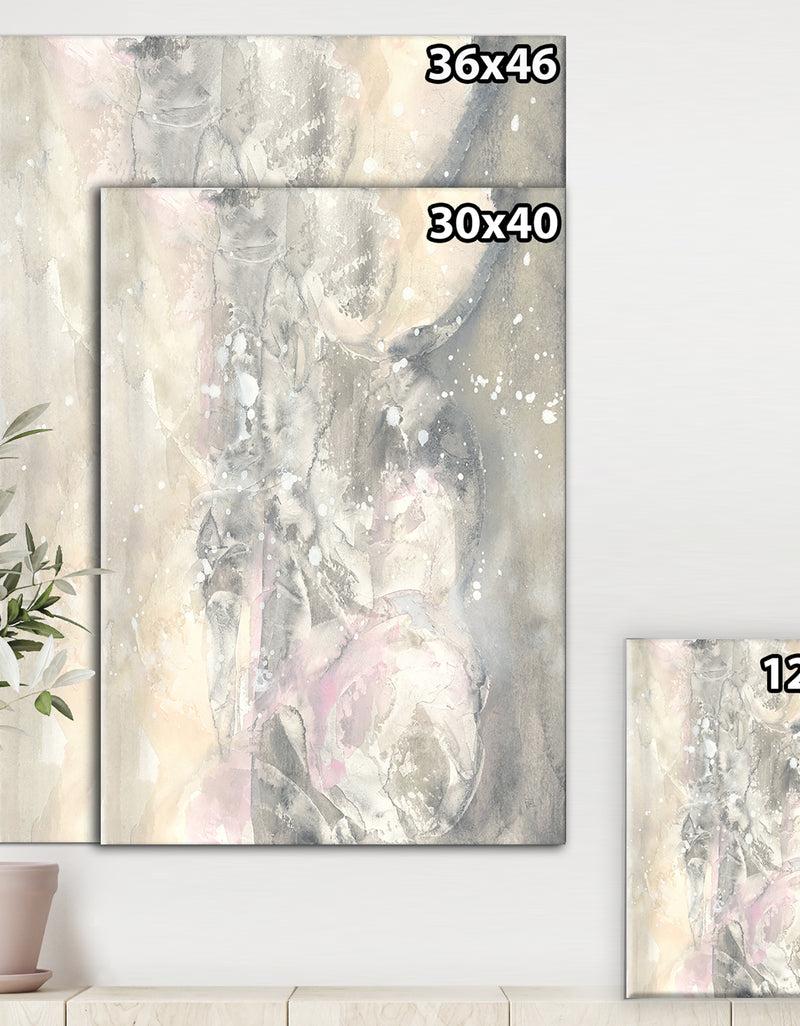 DesignQ Watercolor Snowflakes I - Modern Farmhouse Canvas Art
