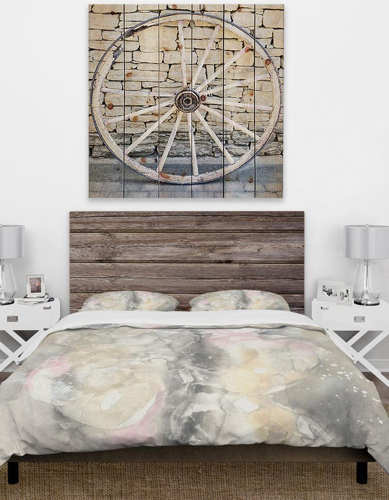 DesignQ Watercolor Snowflakes II - Cottage Duvet Cover Set