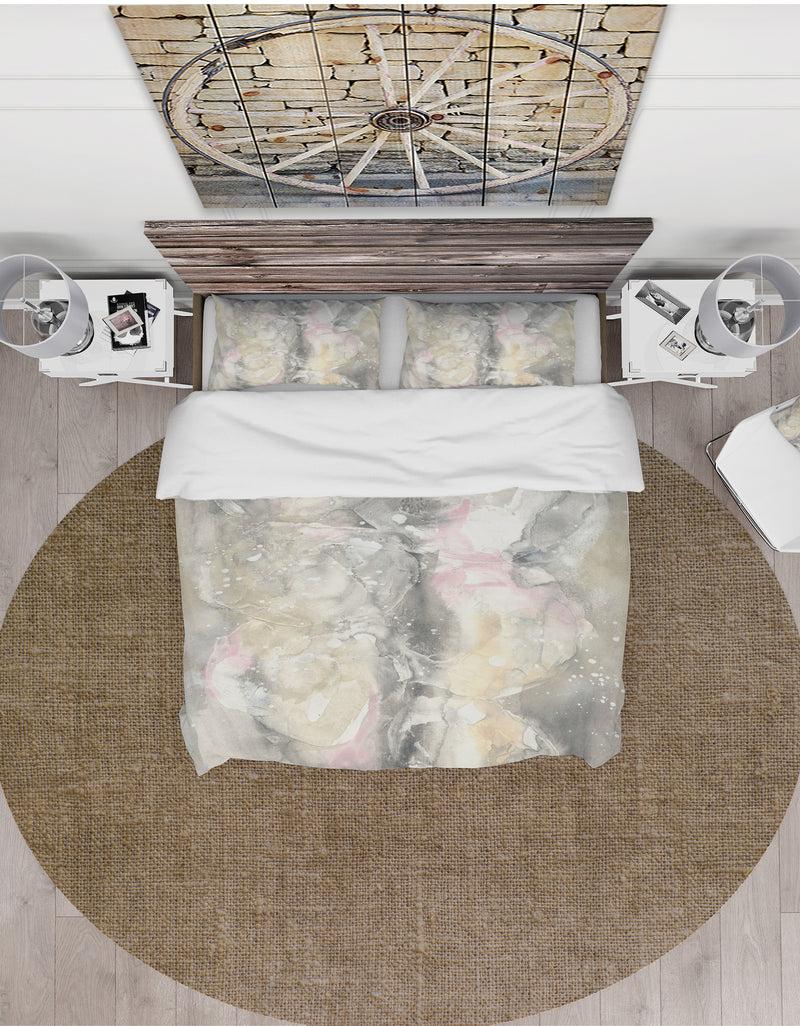 DesignQ Watercolor Snowflakes II - Cottage Duvet Cover Set