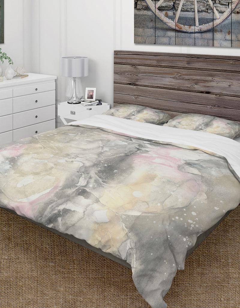 DesignQ Watercolor Snowflakes II - Cottage Duvet Cover Set