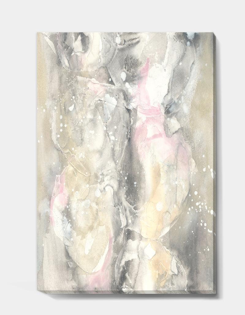 DesignQ Watercolor Snowflakes II - Modern Farmhouse Canvas Artwork