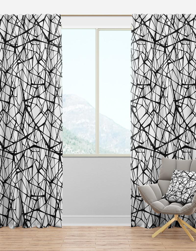DesignQ Web Pattern - Modern & Contemporary Curtain Panels