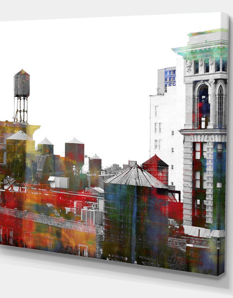 DesignQ Where The Streets Have No Name - Traditional Canvas Art Print