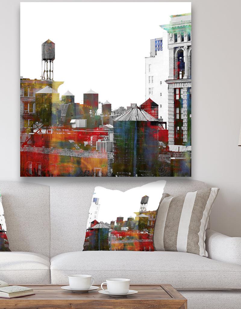 DesignQ Where The Streets Have No Name - Traditional Canvas Art Print