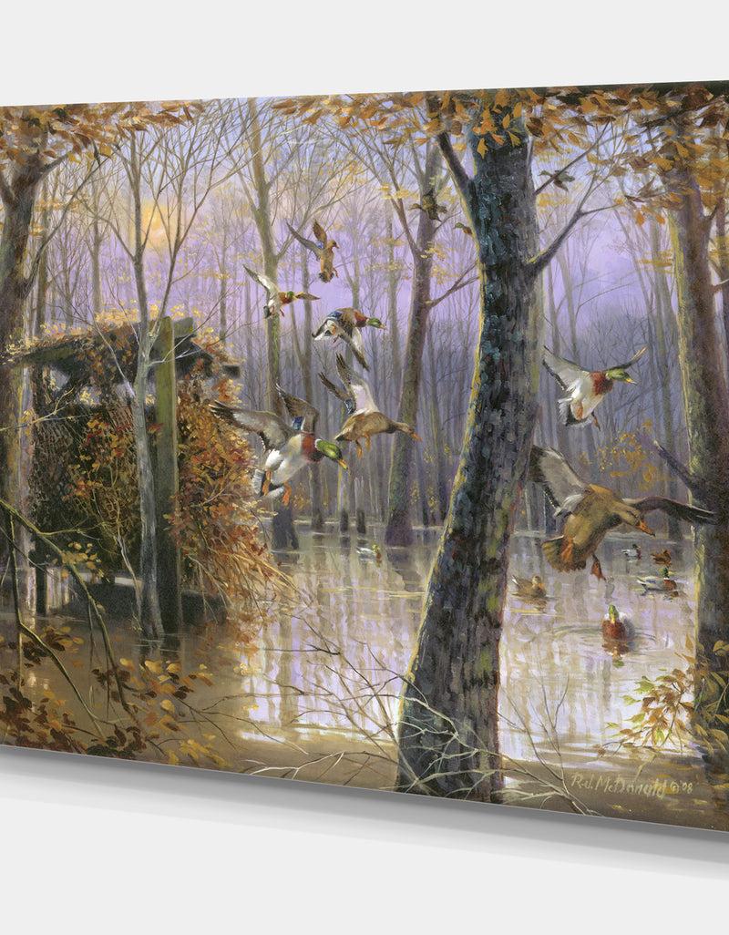 DesignQ While You Were Out - Lake House Gallery-wrapped Canvas