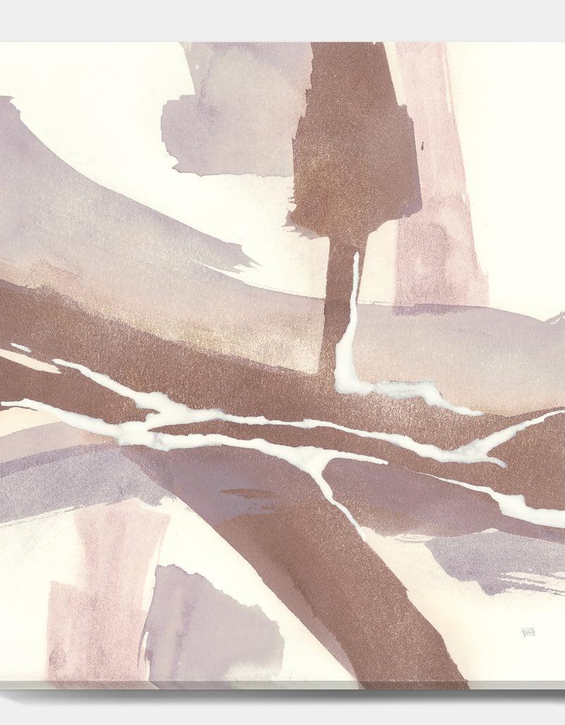 DesignQ White And Placid I Blush - Modern Farmhouse Canvas Art