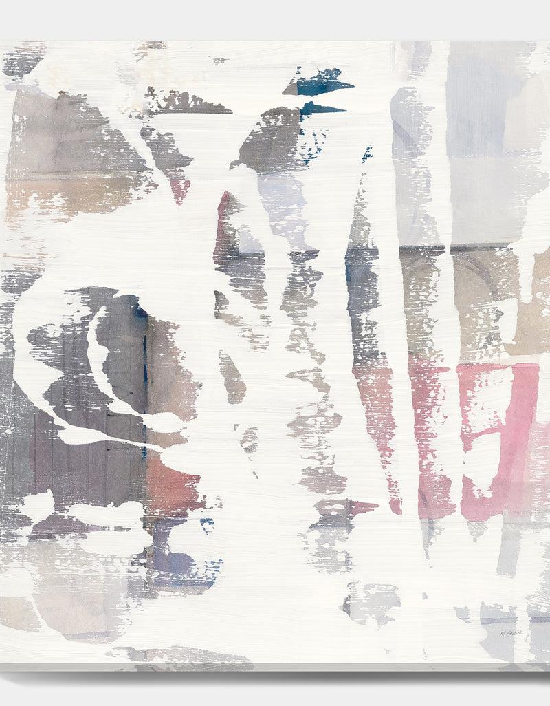 DesignQ White Out Geometric - Modern & Contemporary Canvas Art