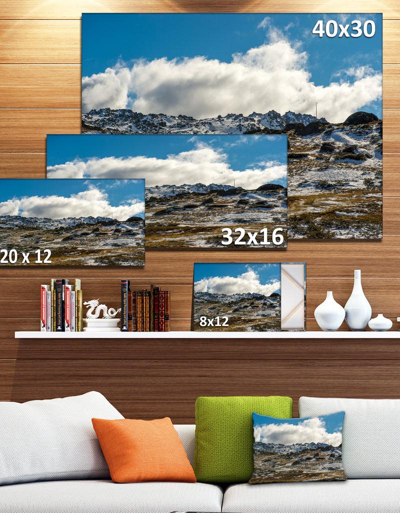DesignQ Wide View Of Kosciuszko National Park - Large Seashore Canvas Print