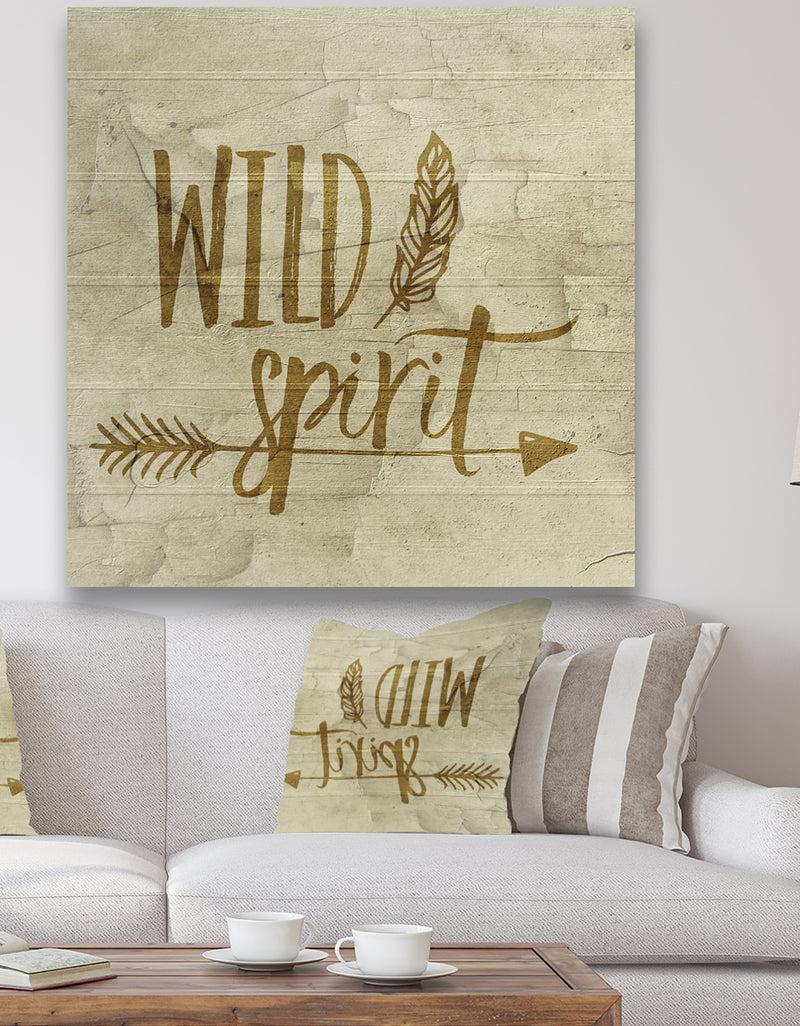 DesignQ Wild Spirit - Cottage Premium Canvas Wall Art
