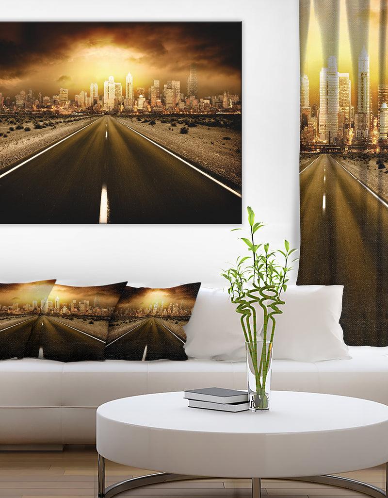 DesignQ World's End - Landscape Photography Canvas Art Print