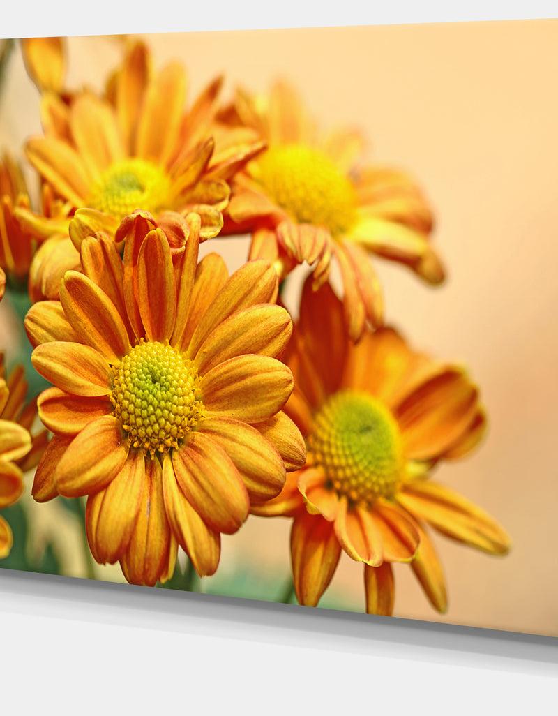 DesignQ Yellow Flowers In The Garden - Floral Canvas Wall Art