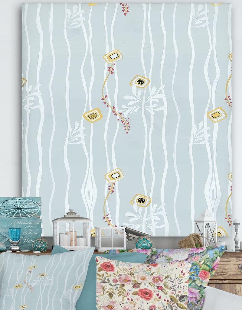 DesignQ Yellow Kites in The Meadows - Cottage Canvas Wall Art