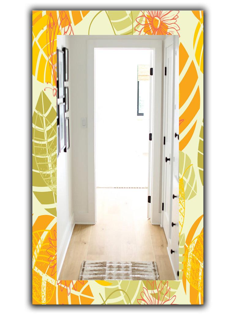 DesignQ Yellow Moods 24 - Traditional Mirror - Vanity Mirror