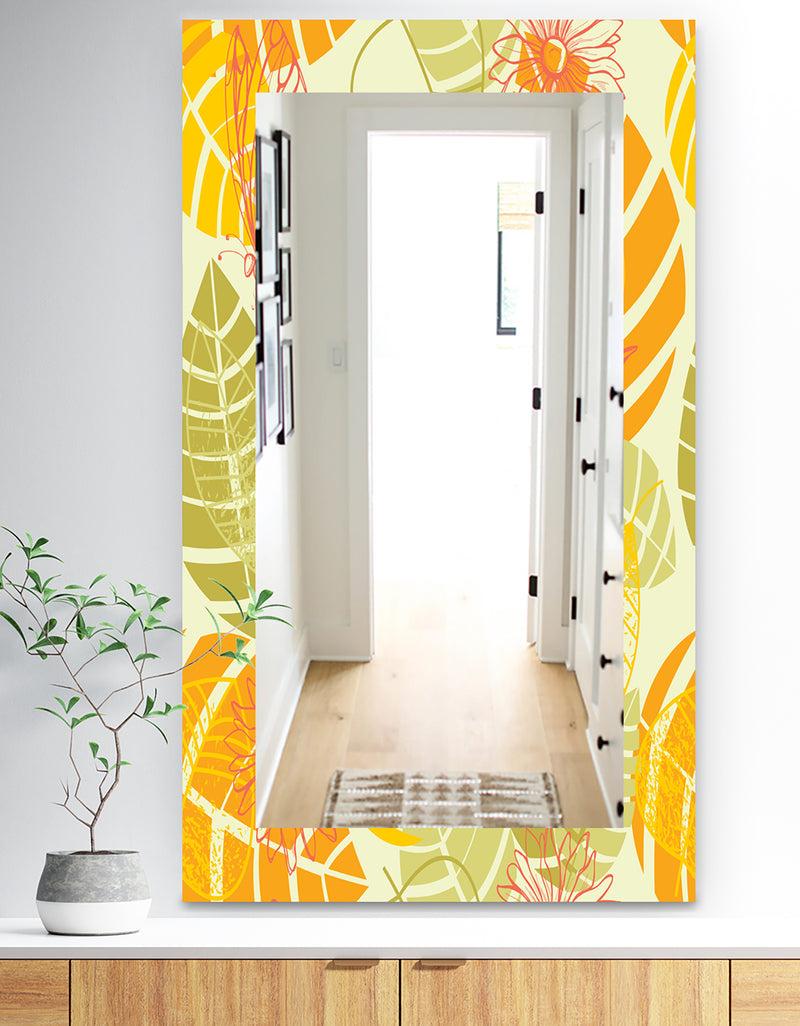 DesignQ Yellow Moods 24 - Traditional Mirror - Vanity Mirror